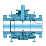 Metal Seated Trunnion Mounted Ball Valve